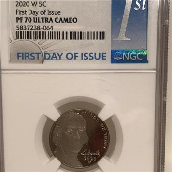 2020-W Jefferson Nickel*First 