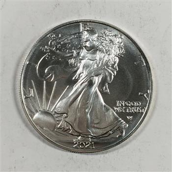 2021 Type 2 American Silver Eagle*1oz .999 Fine Silver