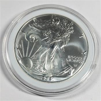 2021 Type 2 American Silver Eagle*1oz .999 Fine Silver*In Protective Capsule