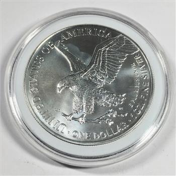 2021 Type 2 American Silver Eagle*1oz .999 Fine Silver*In Protective Capsule