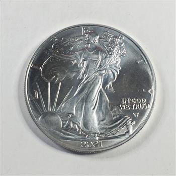 2021 Type 2 American Silver Eagle*1oz .999 Fine Silver*Nice!