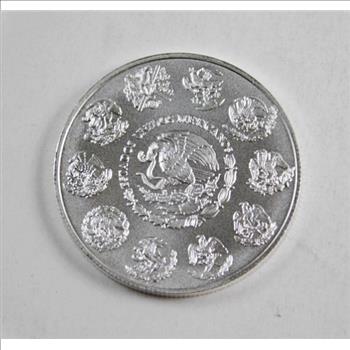 2021Mo Mexican 1 Onza*1oz .999 Fine Silver