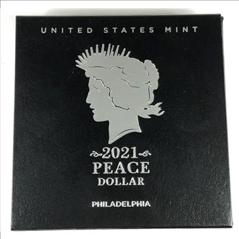 2021-P Peace Silver Dollar Commemorative*Brilliant Uncirculated*In Original US Mint Packaging