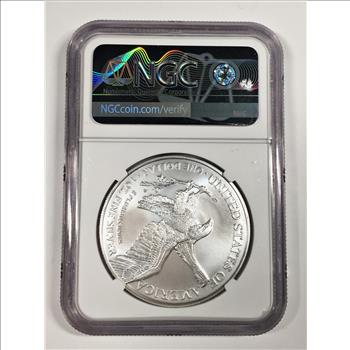 2022 American Silver Eagle*Graded MS69 by NGC*1oz .999 Fine Silver*Littleton Select Sticker