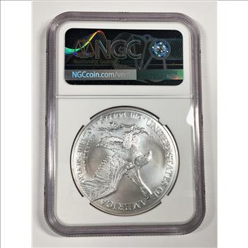 2022 American Silver Eagle*Graded MS70 by NGC*Iowa Label*1oz .999 Fine Silver