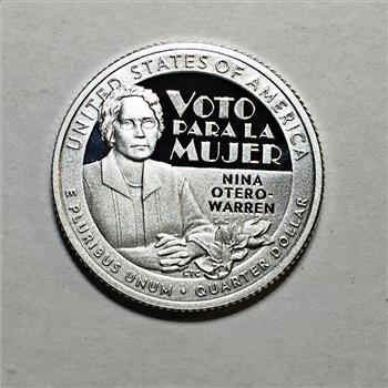 2022-S Proof Silver Nina Otero-Warren Commemorative Quarter*DCAM