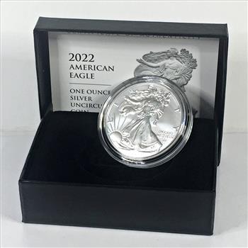 2022-W American Silver Eagle*West Point Minted*1oz .999 Fine Silver*In Original US Mint Packaging