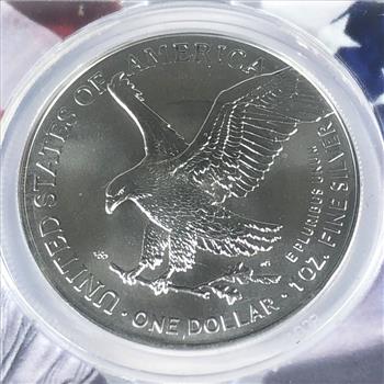 2023 American Silver Eagle*First Strike*Graded MS70 by ANACS*1oz .999 Fine Silver