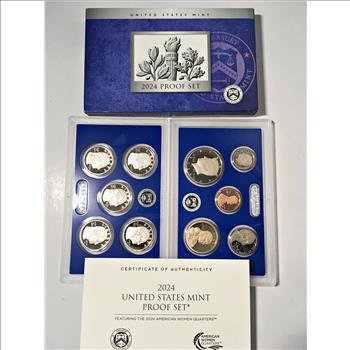 2024 United States Mint Proof Set*Includes American Women Commemorative Quarters*New in US Mint Packaging