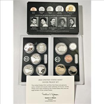 2024 United States Mint Silver Proof Set*Includes American Women Commemorative Quarters*New in US Mint Packaging