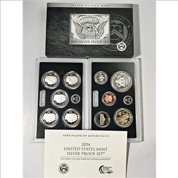 2024 United States Mint Silver Proof Set*Includes American Women Commemorative Quarters*New in US Mint Packaging