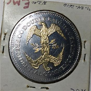 24K Gold Highlighted Ronald Reagan Commemorative Double Eagle