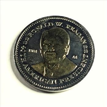 24K Gold Highlighted Ronald W. Reagan Commemorative Double Eagle