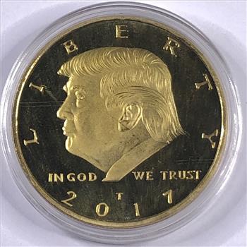 24K Gold Layered Donald Trump 2017 President of the United States