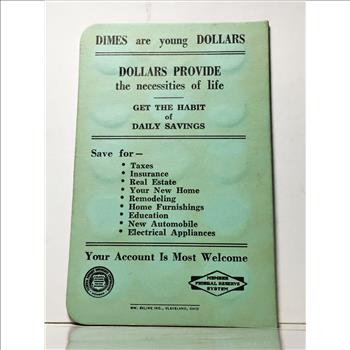 30 Silver Roosevelt Dimes*Vintage 1st National Bank in Fairfield Iowa Dimesaver*Late 1950's, Early 1960's*High Grades