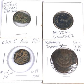 4 Assorted Silver Quarters in High Grade Uncirculated Condition 2 from 1950s and two Modern Proofs