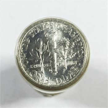 $5 Roll of 1958-D Silver Roosevelt Dimes*All Brilliant Uncirculated