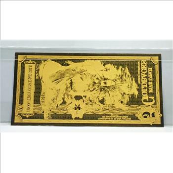 5 Utah Goldbacks*1/200th Troy Ounces of 24K Gold*For Circulation in Utah*Voluntary Local Currency