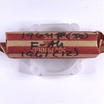 50c Roll of Lincoln Head Cents*Wrapper is Marked 1960's*WE Have Not Researched This Roll