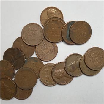 50c Roll of Various Dated Wheat Cents*Various Grades