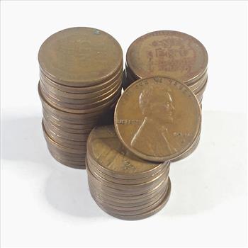 50c Roll of Various Dated Wheat Cents*Various Grades