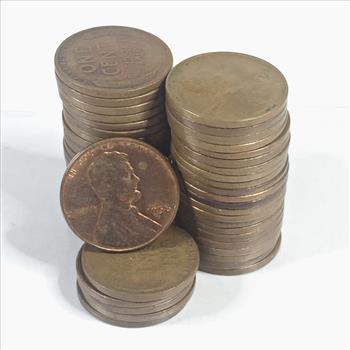 50c Roll of Various Dated Wheat Cents*Various Grades