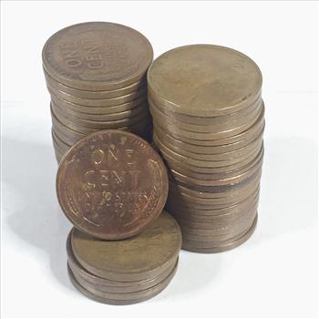 50c Roll of Various Dated Wheat Cents*Various Grades