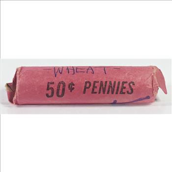 50c Roll of Various Dated Wheat Cents*Various Grades