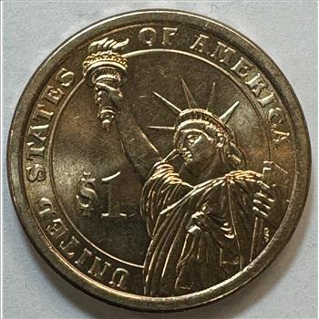 2015-D $1 Colorized President George H.W. Bush Commemorative