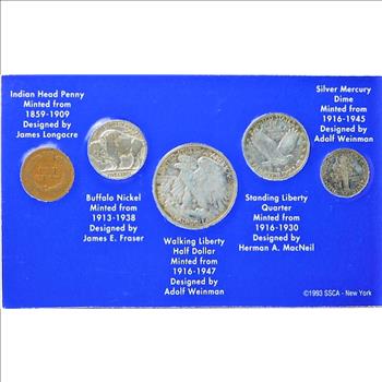 American Classics Collection/Five Coins/Three Silver