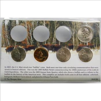 Complete 2005 Buffalo Coin Set - Five Coin Set 
