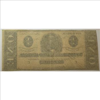 1864 $1 Confederate States of America Note - HIGH GRADE