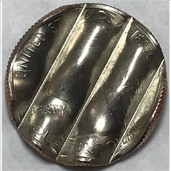 ERROR - 2013-P Mt. Rushmore Quarter US Mint Waffle Coin Error