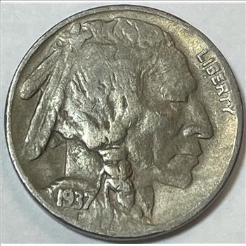 MINT ERROR 1937-D 3-Legged Buffalo Nickel