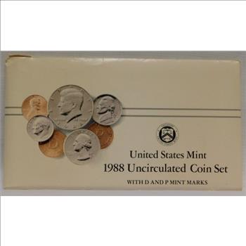 1988 US Mint Uncirculated Coin Set