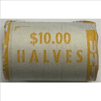 1976 Original Bank Wrapped Roll of Uncirculated U.S. Bicentennial Half Dollars