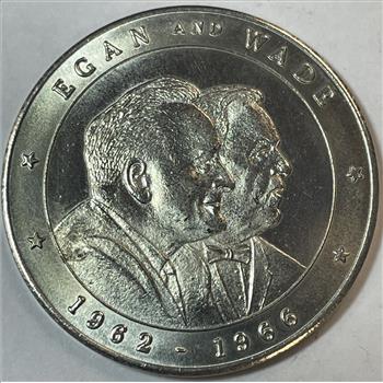 1963 Alaska Governor and Secretary of State - Egan and Wade Inauguration Commemorative Medal