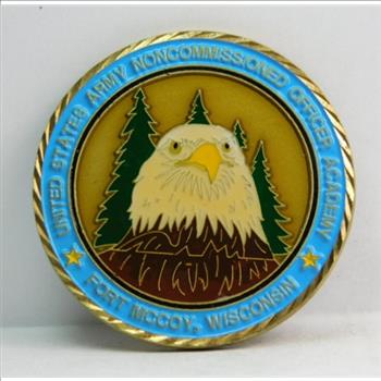 Challenge Coin - United states Army Noncommissioned Officer Academy - Fort McCoy, Wisconsin - 2