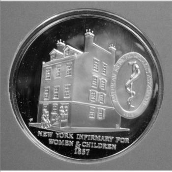 The 150th Anniversary of Elizabeth Blackwell - 39 mm in Diameter Solid Sterling Silver - The Franklin Mint