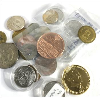 Lot of Coin Tokens and Medals Including Silver!