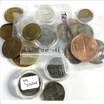 Lot of Coin Tokens and Medals Including Silver!