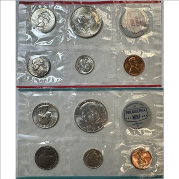 Complete 1964 U.S. Silver Uncirculated Mint Set in Original Mint Packaging