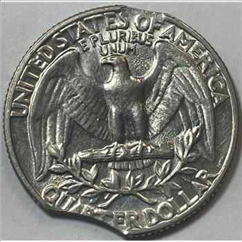 MINT ERROR 1967 Washington Quarter w/Double Clip ERRORS