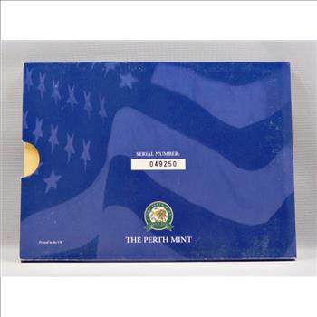 The 2000 Colorized Millennium United States Silver Eagle - 99.9% Silver Eagle - Comes in Special Packaging with COA from the Perth Mint