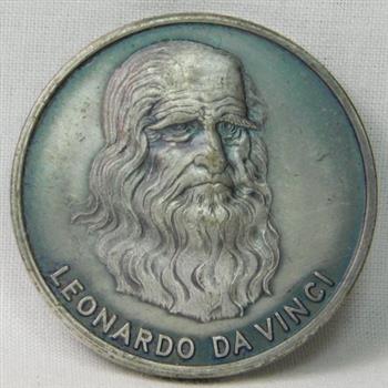 Leonardo Da Vinci - Concept of Manned Flight Coin/Medallion - Milestones in Manned Flight by Trans World Airlines