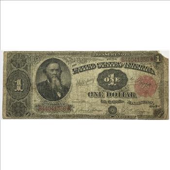 1891 $1 Treasury Note - Tillman/Morgan Signatures