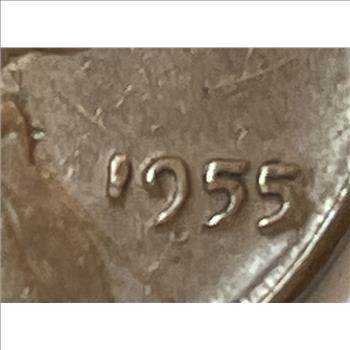 1955 Poor Man's Double Die Variety Lincoln Wheat Cent