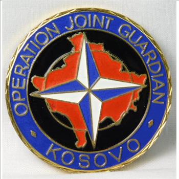 KFOR Operation Joint Guardian-Kosovo Challenge Coin