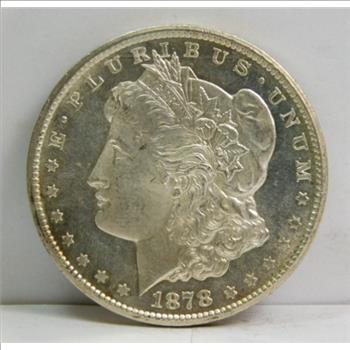 1878-CC Carson City Minted Morgan Silver Dollar - First Year of Issue - High Grade Gem Brilliant Uncirculated