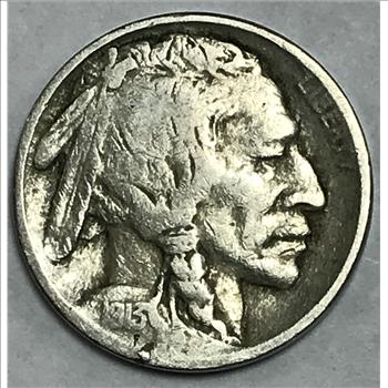 1913 Type II Indian Head Buffalo Nickel - First Year of Issue!